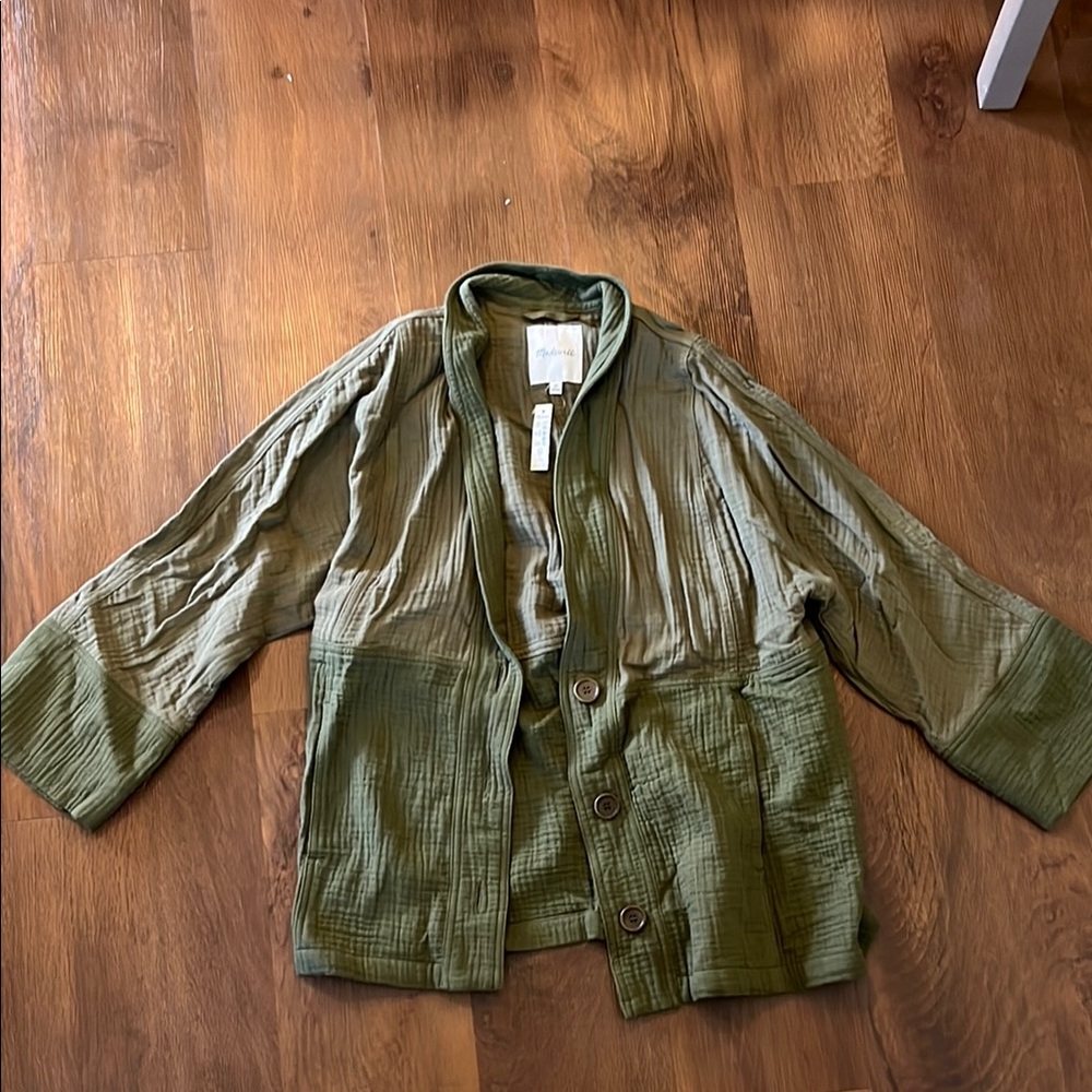 Brand New Madewell Olive Green Women's Jacket- XS